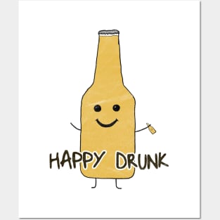 Happy Drunk Posters and Art